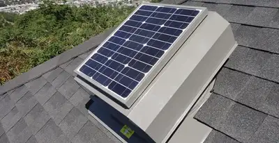 attic fan installation services with energy-efficient roof-mounted ventilation system in Lancaster, PA
