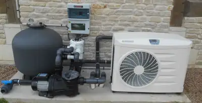 electric heater installation services with connected outdoor heating system equipment in Lancaster, PA