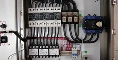 Electrical panel installation with organized circuit breakers and wiring in Lancaster, PA