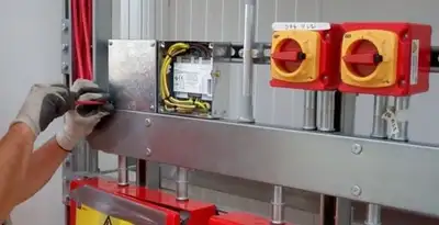 fire alarm installation service with certified electricians wiring fire alarm control equipment in Lancaster, PA