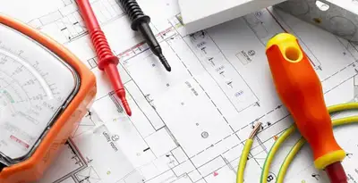 licensed electrician planning and testing electrical systems using professional tools in Lancaster, PA