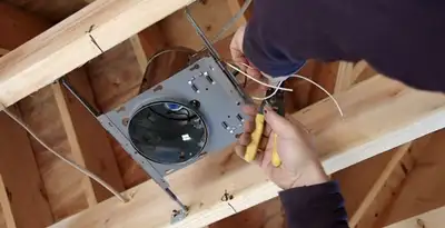 Professional recessed lighting installation with electrical wiring by licensed electricians in Lancaster, PA
