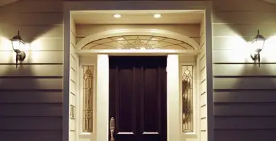 security light installation services with professionally installed entryway lighting in Lancaster, PA
